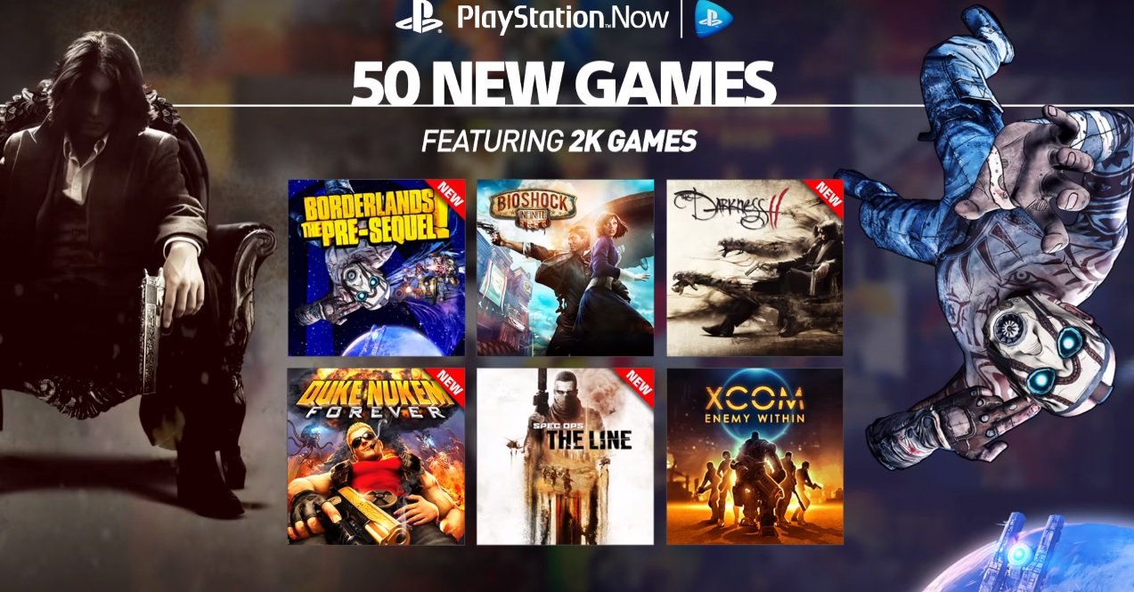 PlayStation Now adds every core Borderlands, every BioShock