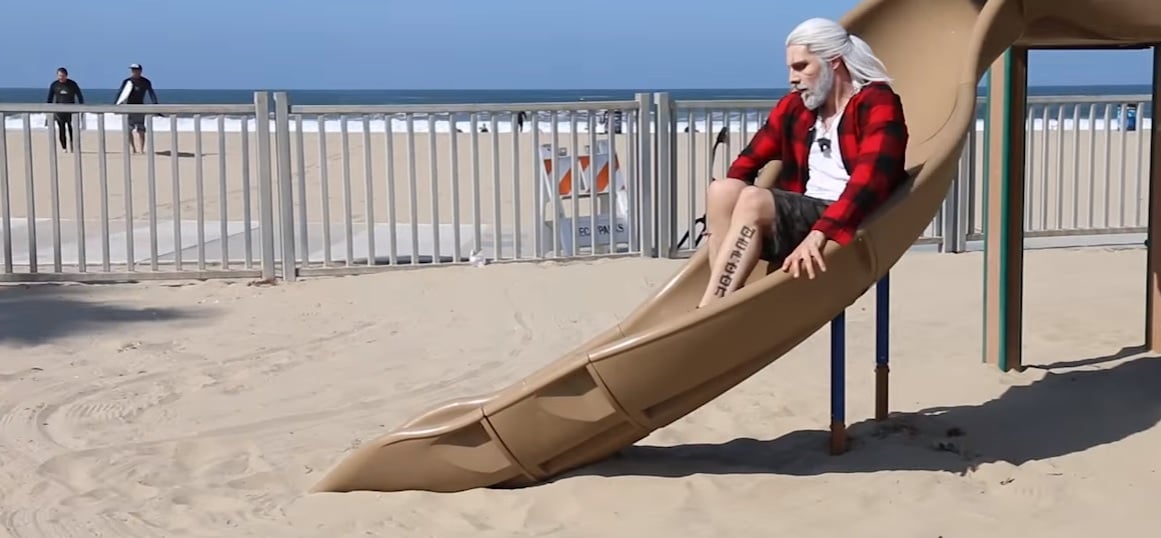Man, Geralt really knows how to kick it