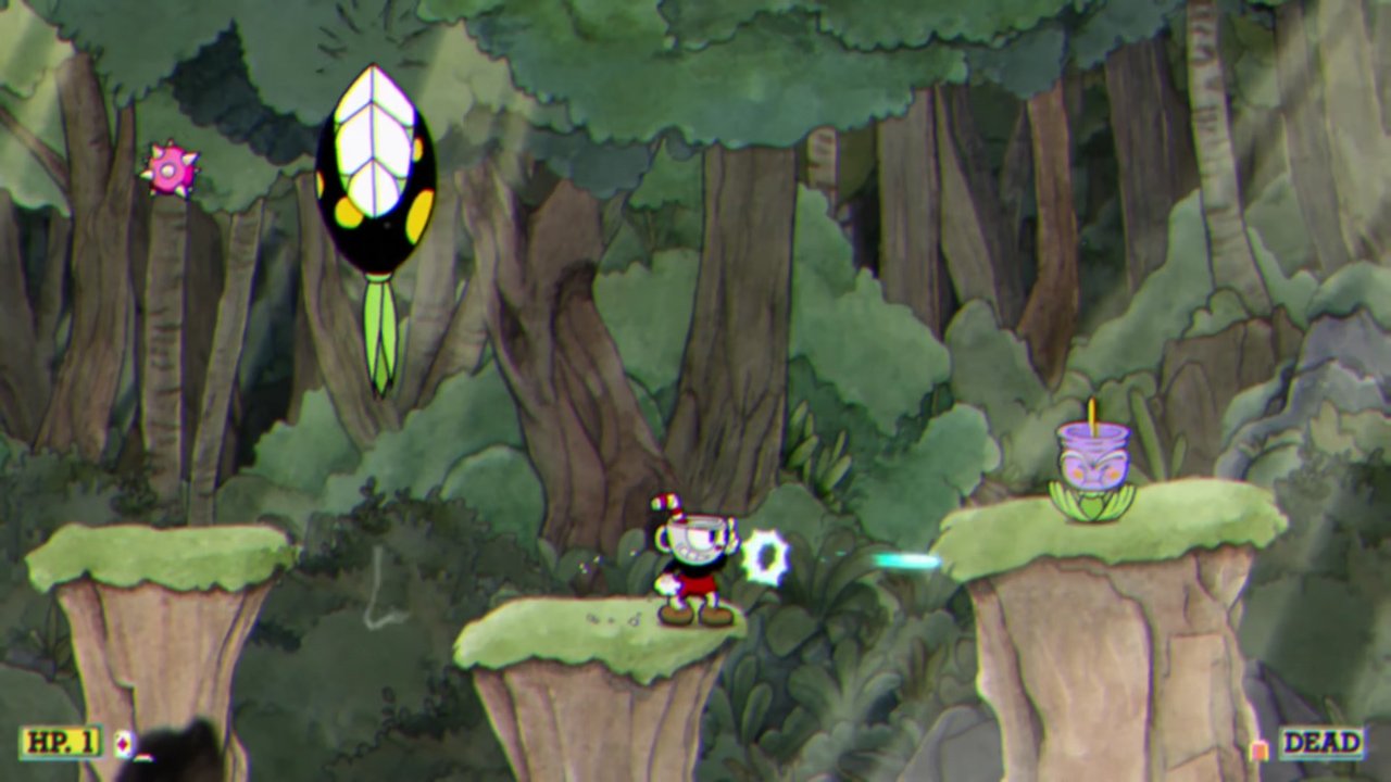 Cuphead's platforming levels are brutal
