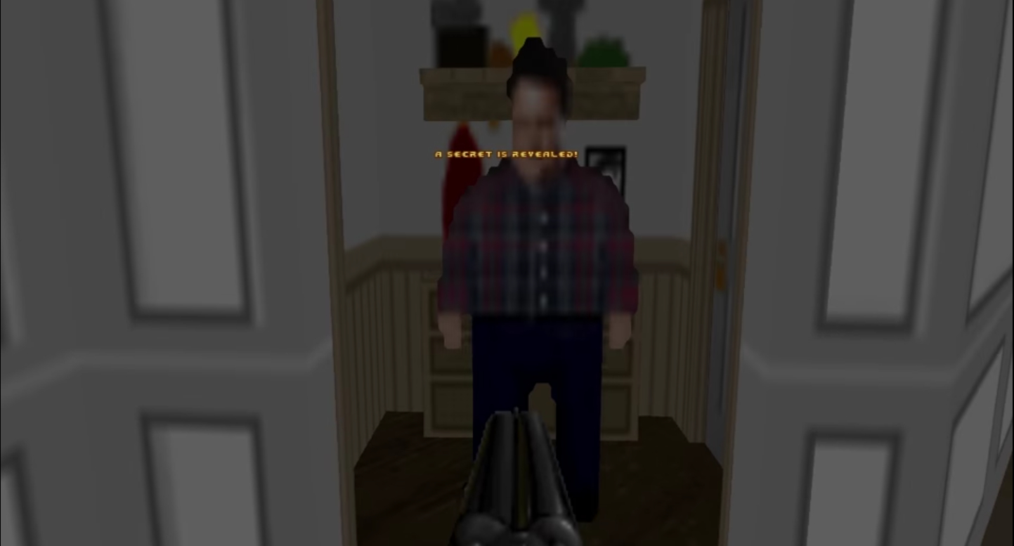 Finally, the Seinfeld apartment recreated in Doom 2