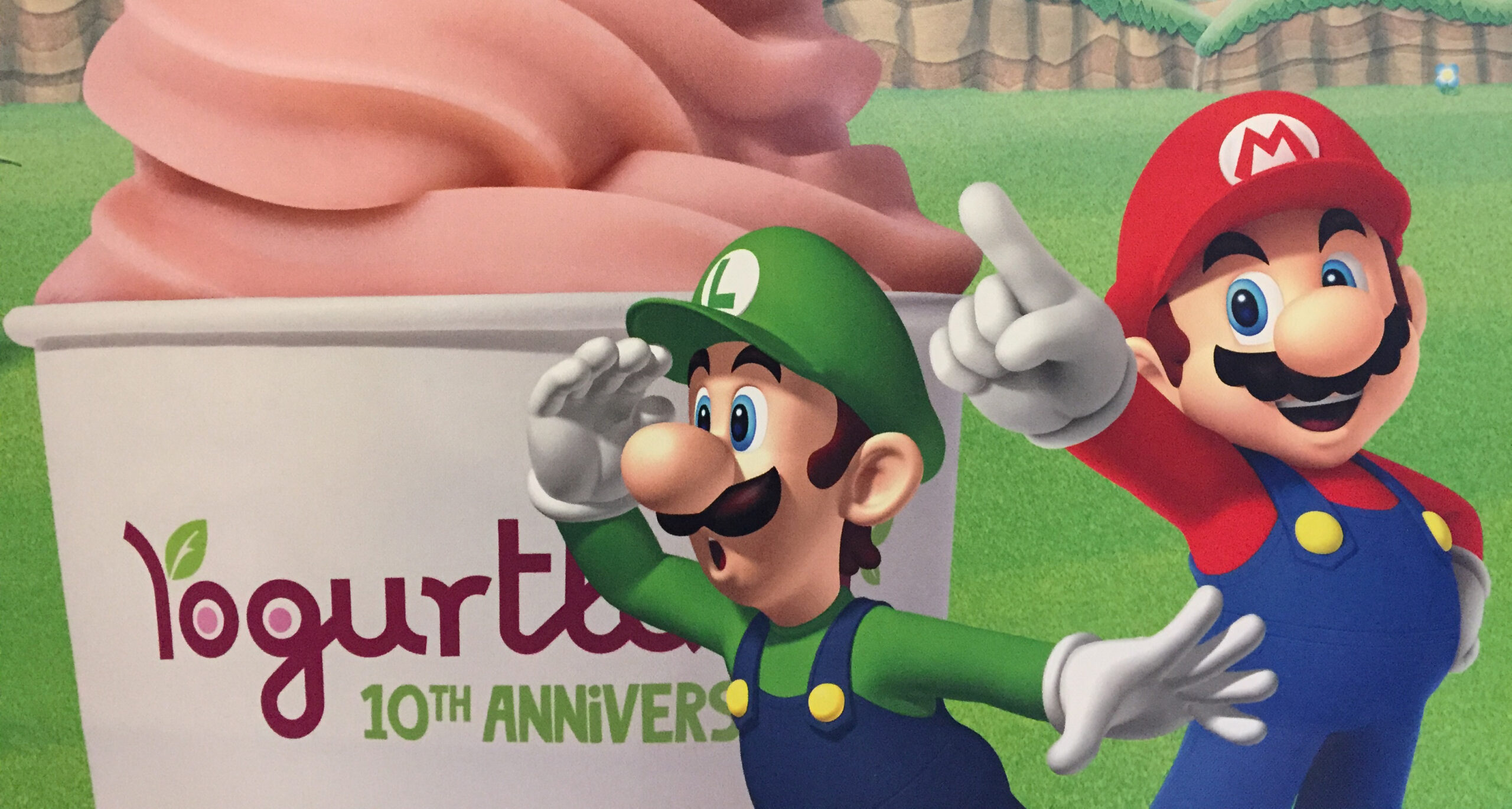 Those Mario flavors at Yogurtland are delizzle, fo shizzle