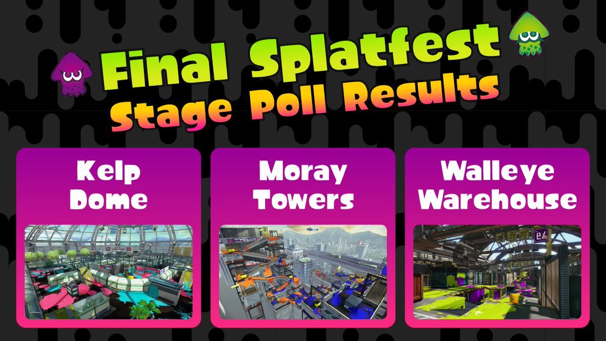Here are the stages you picked for Splatoon's last Splatfest