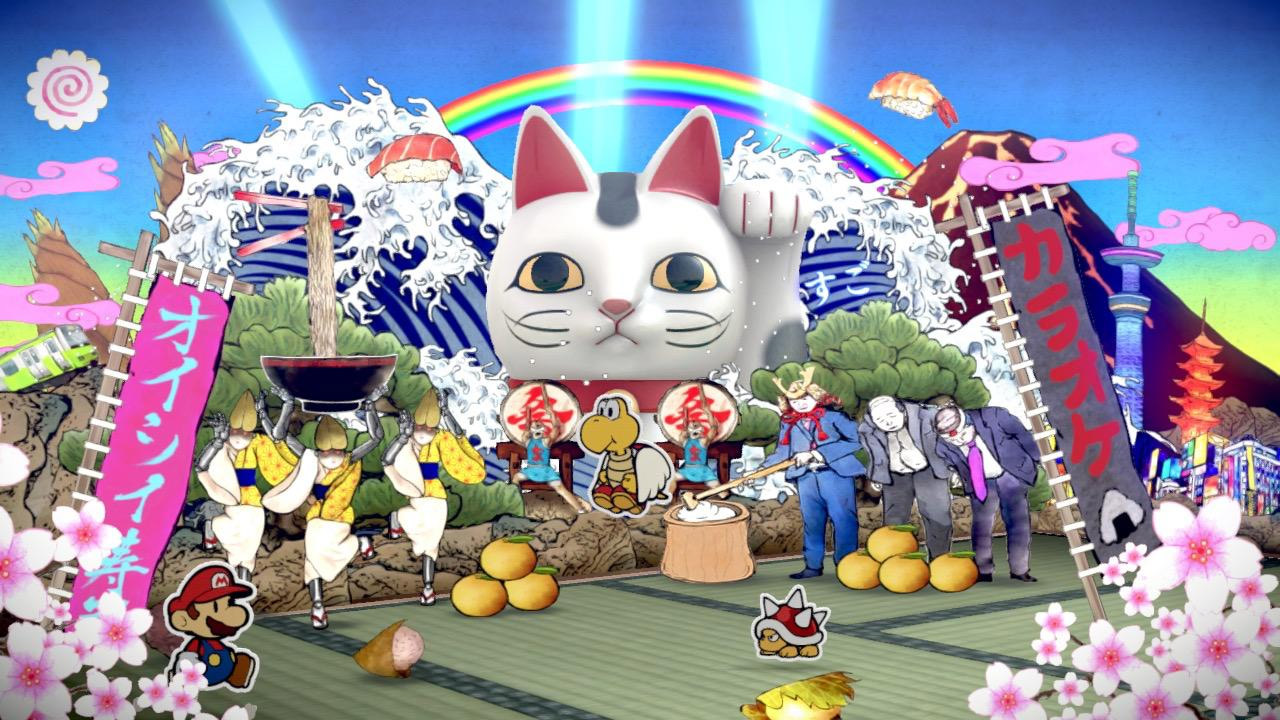 I love Paper Mario: Color Splash's sense of style