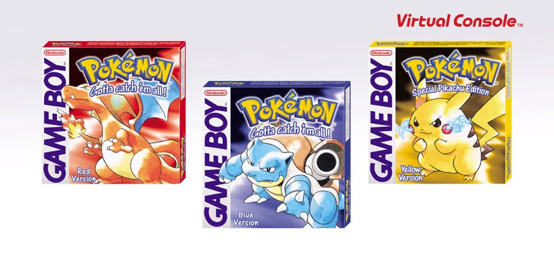 3DS copies of Pokemon Red, Blue, and Yellow on sale for $8