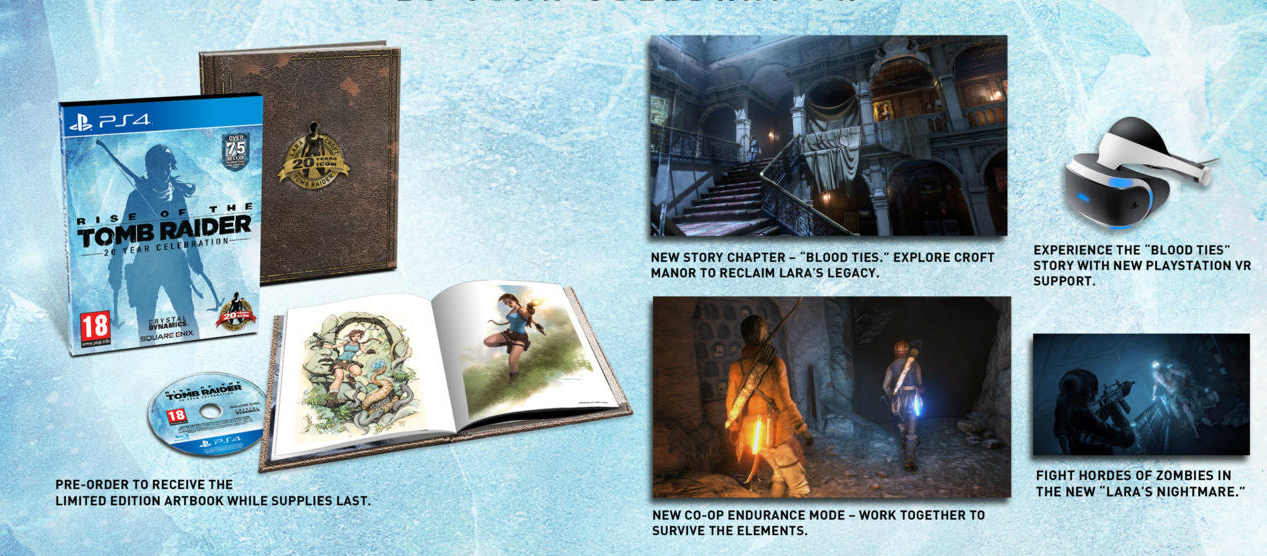 Pre-ordering Rise of the Tomb Raider on PS4 nets you the previous game
