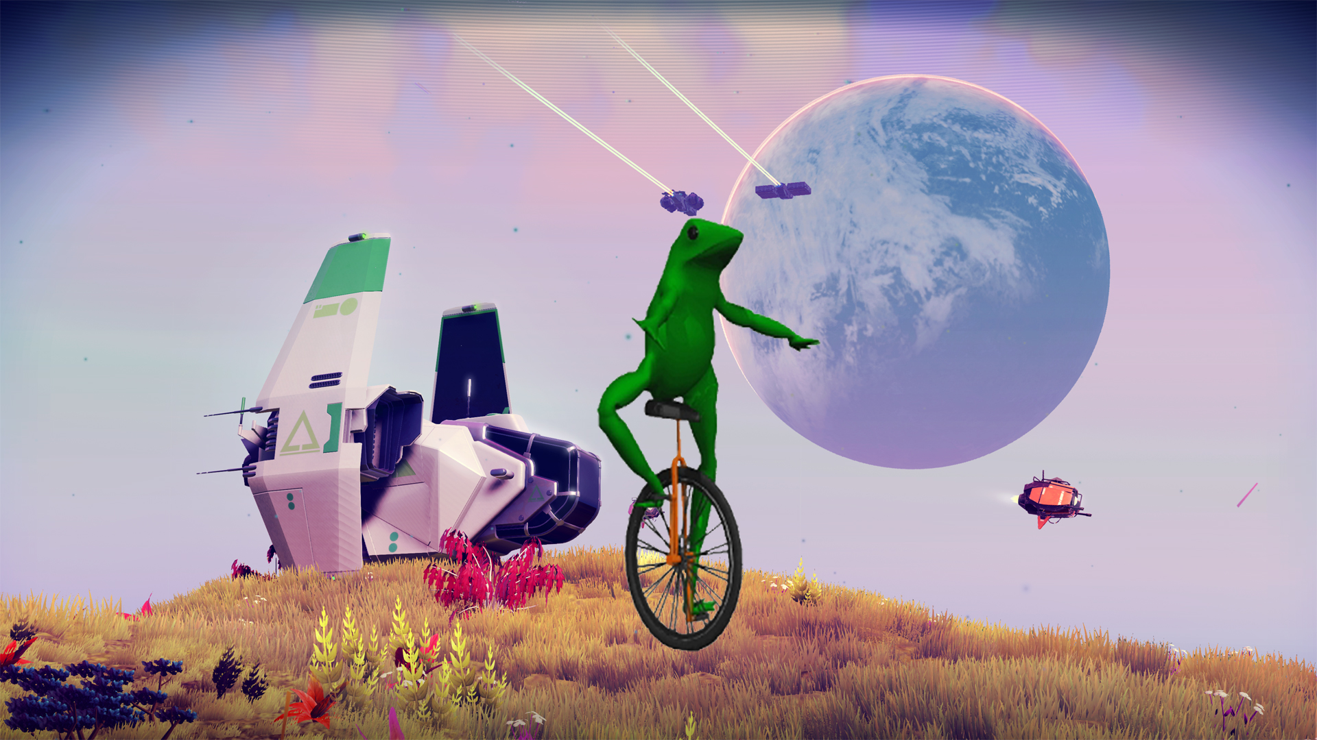 This might be what your character looks like in No Man's Sky
