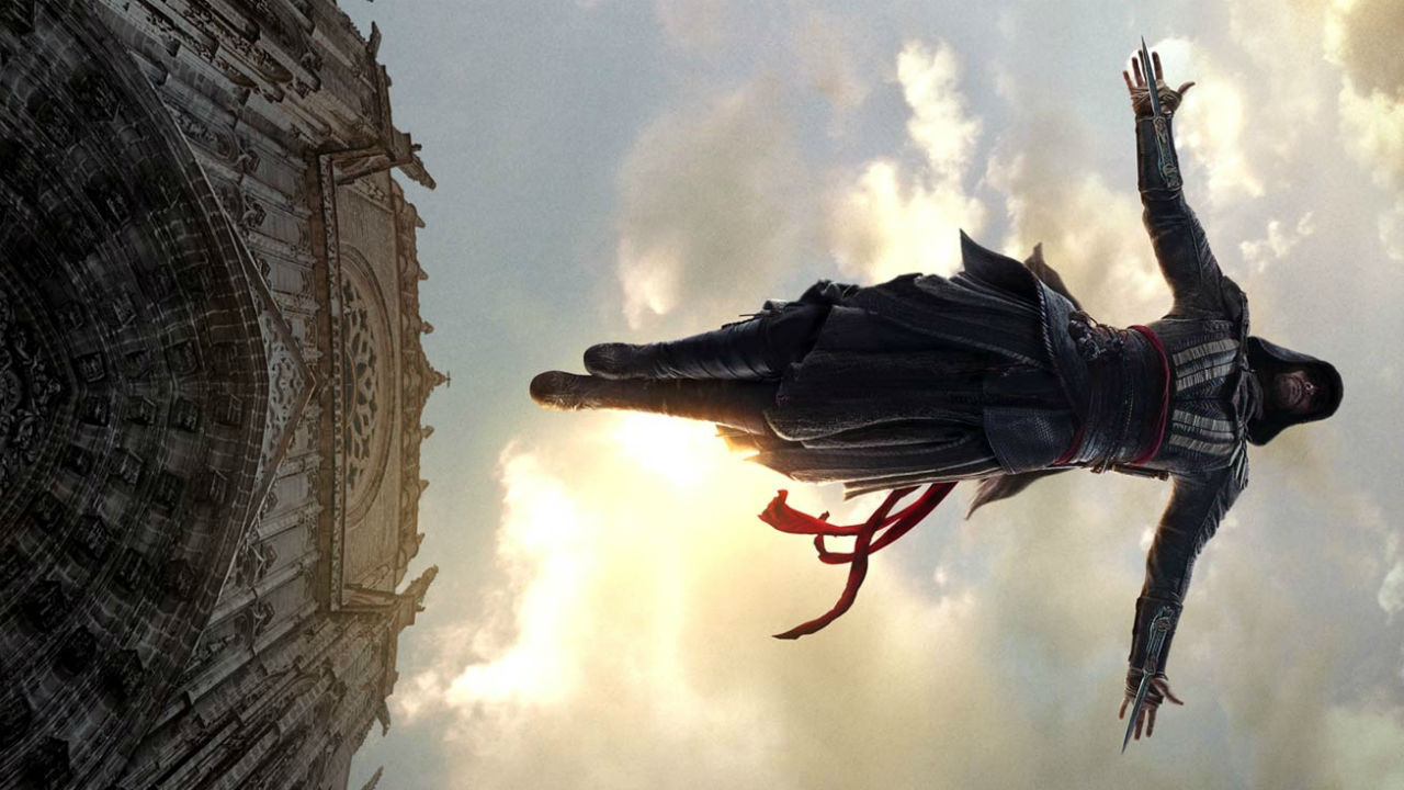 Here's an Assassin's Creed man doing the big jump