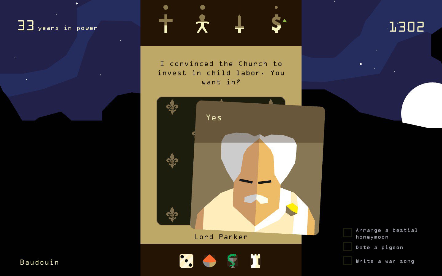 Reigns is like Tinder but with tons of dead kings