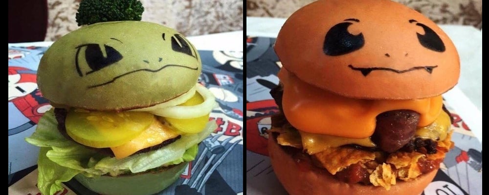 These Pokemon hamburgers are to 'dye' for