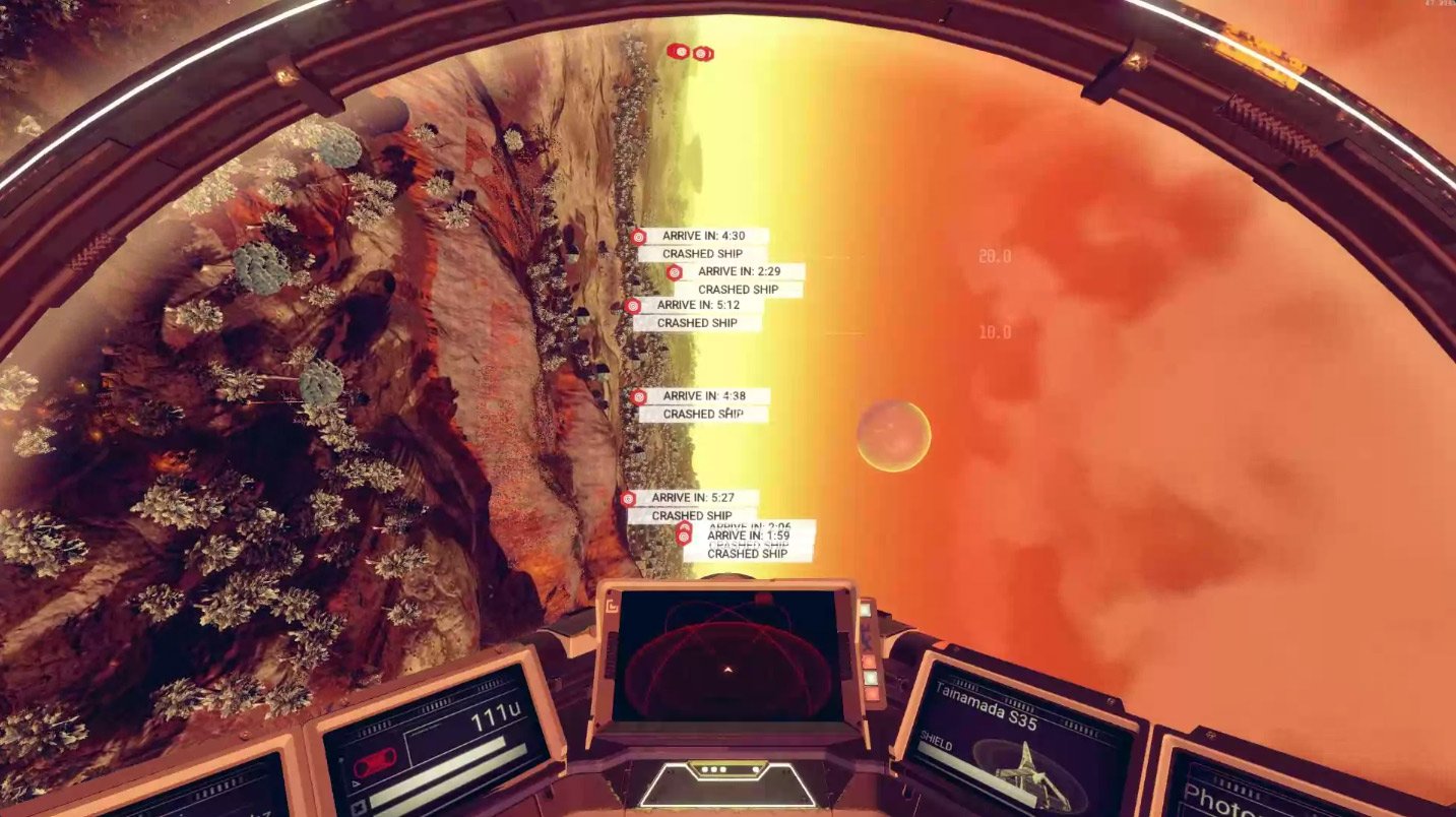 Well, that's one way to declutter waypoints in No Man's Sky