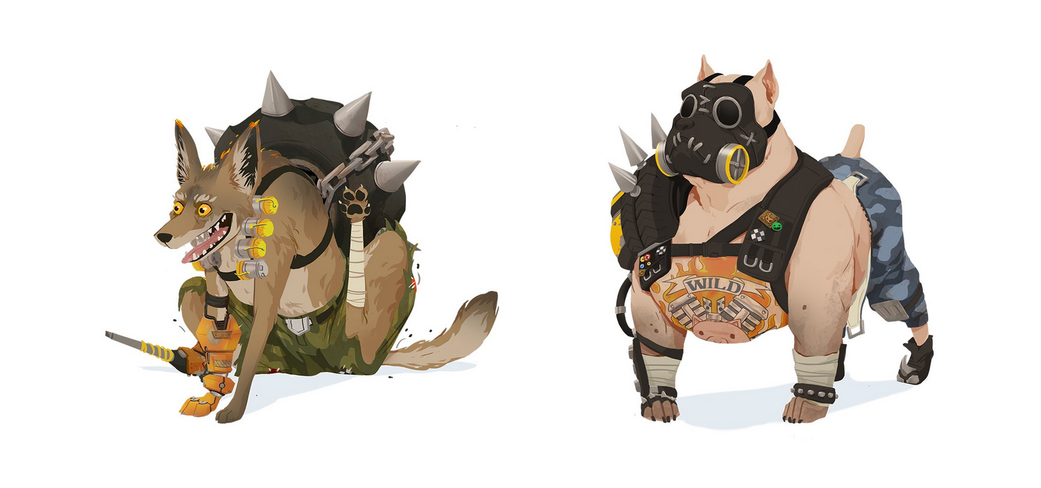 The heroes of Overwatch are even better as dogs