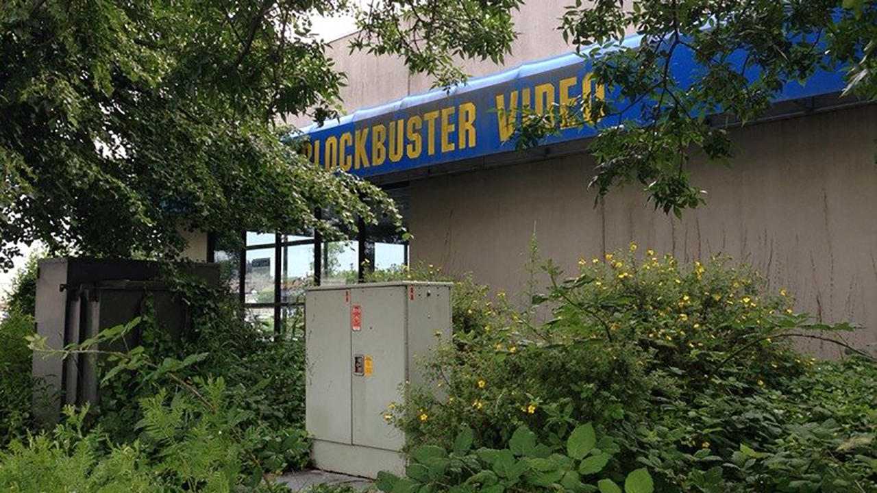 The ancient ruins of a Blockbuster video discovered in 2016