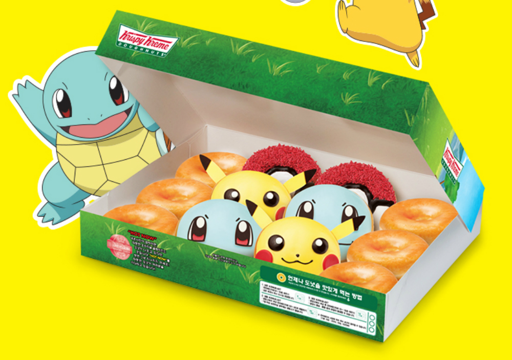 South Korea has some bomb ass Pokemon Krispy Kreme donuts
