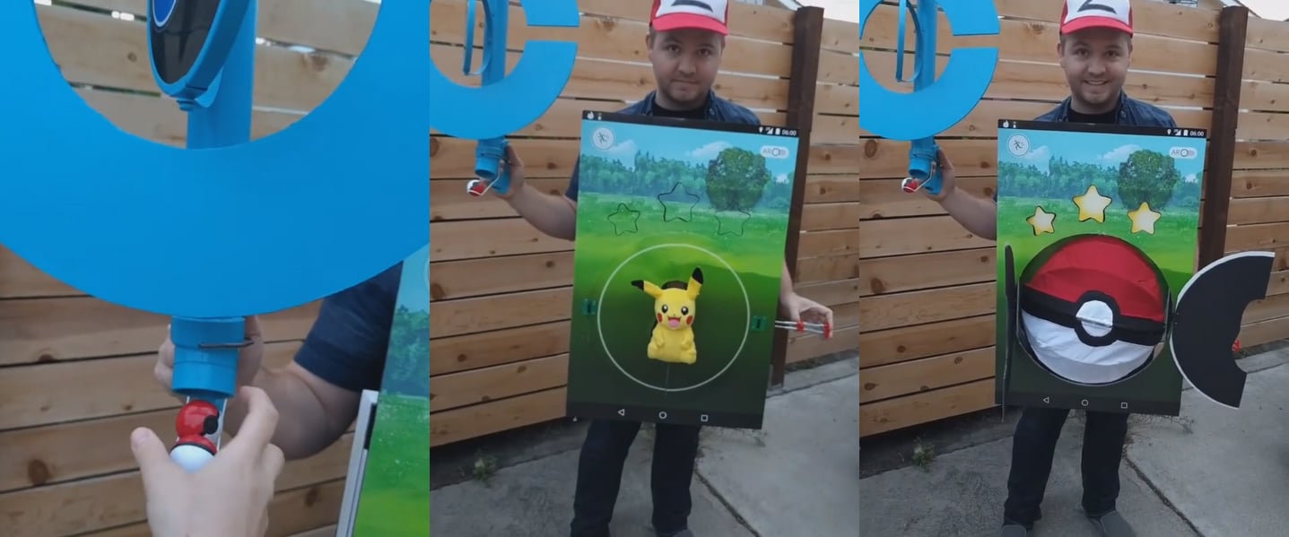 That's one elaborate Pokemon Go costume
