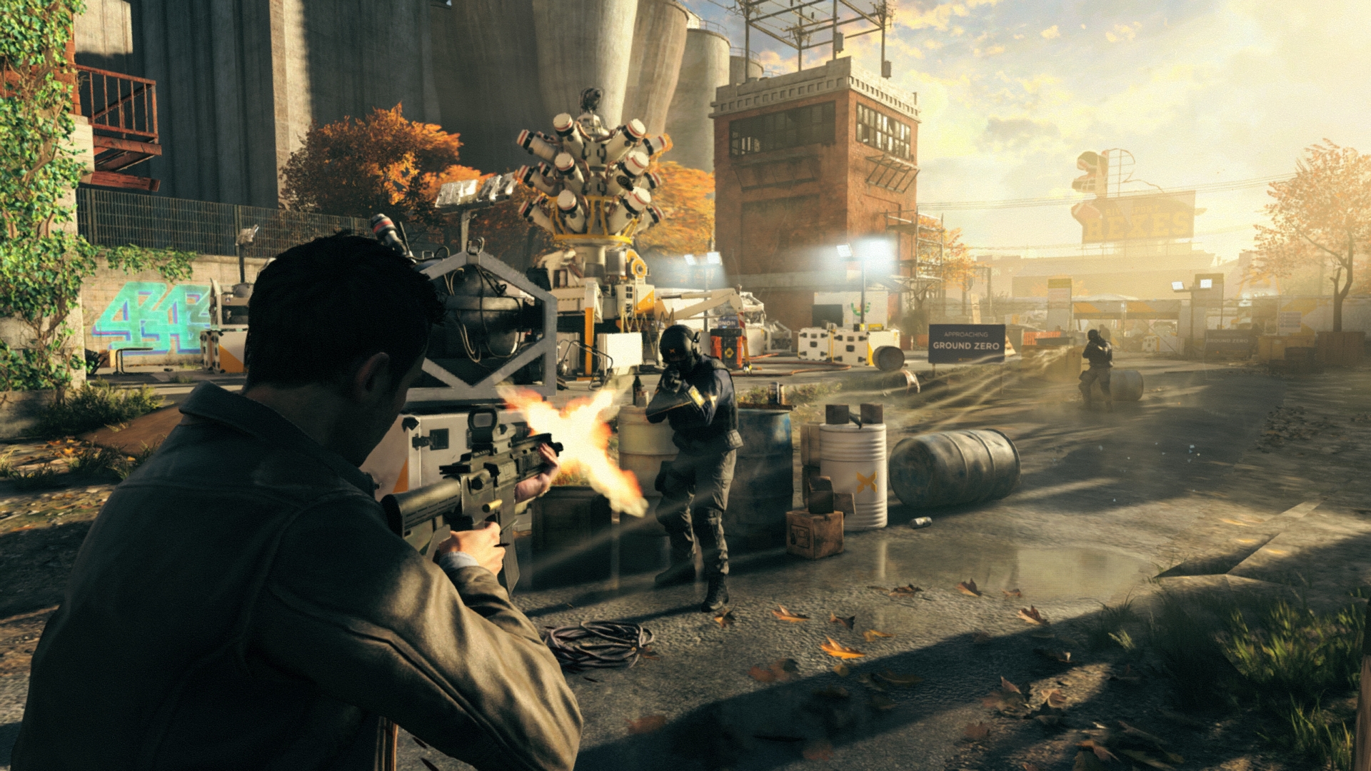 He's Sam Lake, and Remedy will have a new game trailer soon