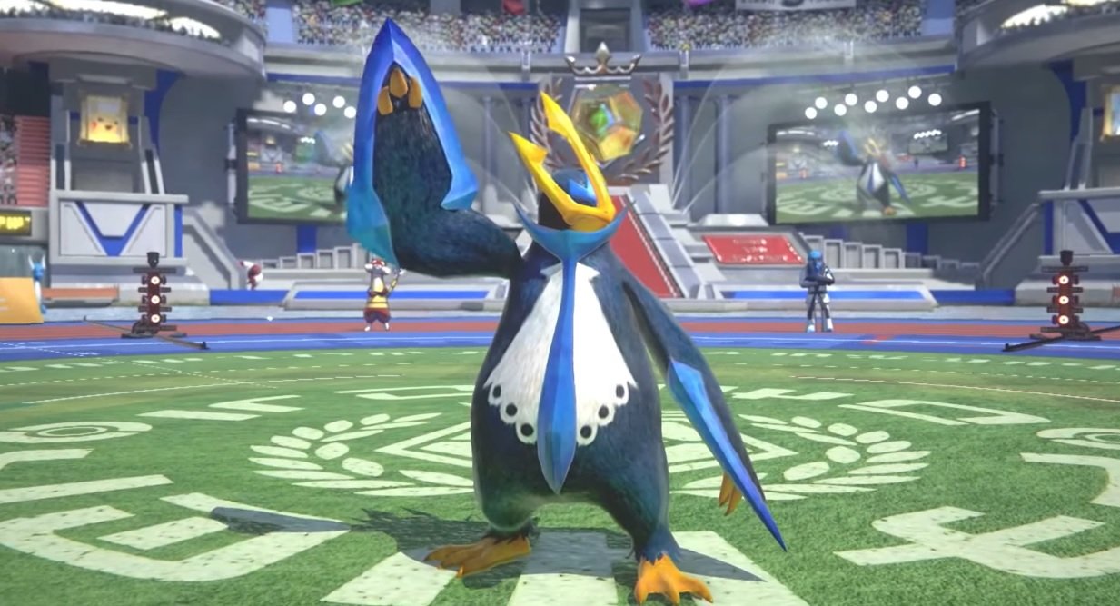 Get a look at the perhaps too humanoid Empoleon in Pokken Tournament