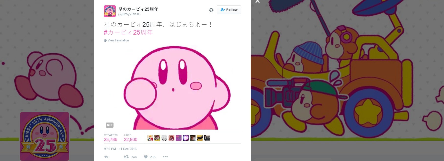I sure hope Kirby's 25th anniversary is better than Metroid's 30th