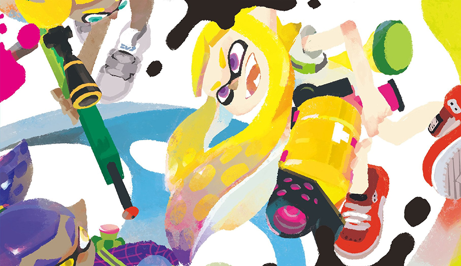 Dark Horse is publishing the Splatoon art book over here
