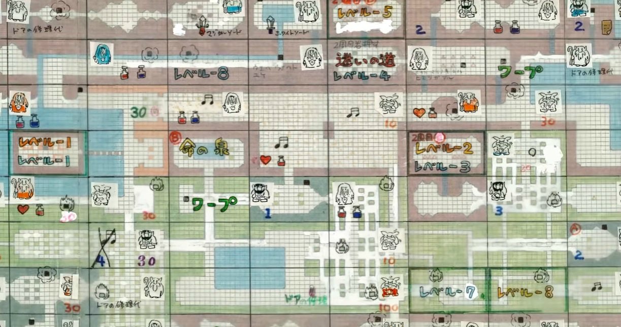 Take a gander at the original map for the first Legend of Zelda