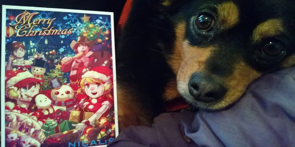 It's fun to read too much into Nicalis's Christmas Card