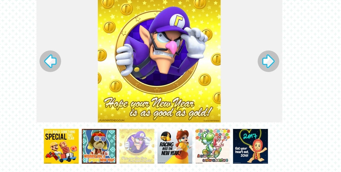 These Nintendo New Year's cards are cute