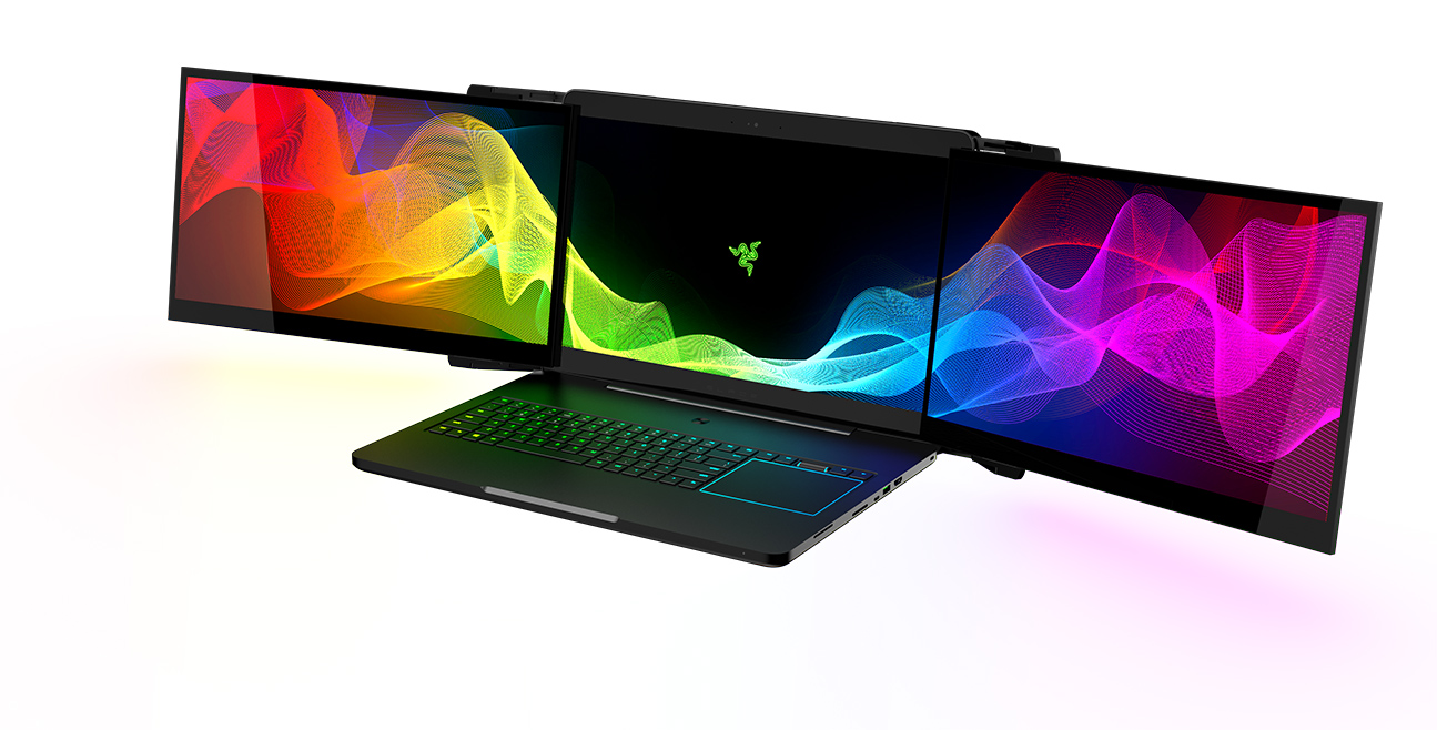 Razer's triple-screen laptop is bananas