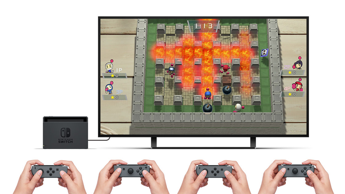 There's a new Bomberman for Nintendo Switch and I'm in heaven
