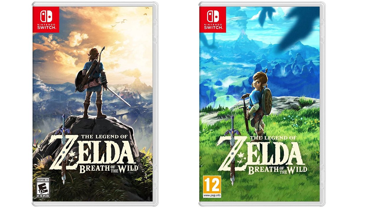 Do you prefer the new Zelda's American or European box art?