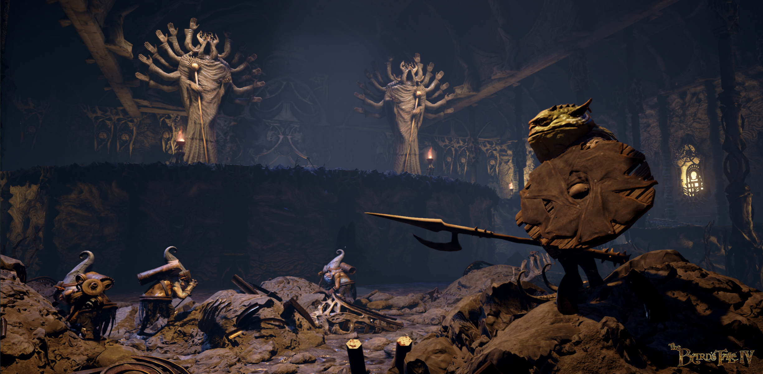 Our first glimpse of combat in The Bard's Tale IV