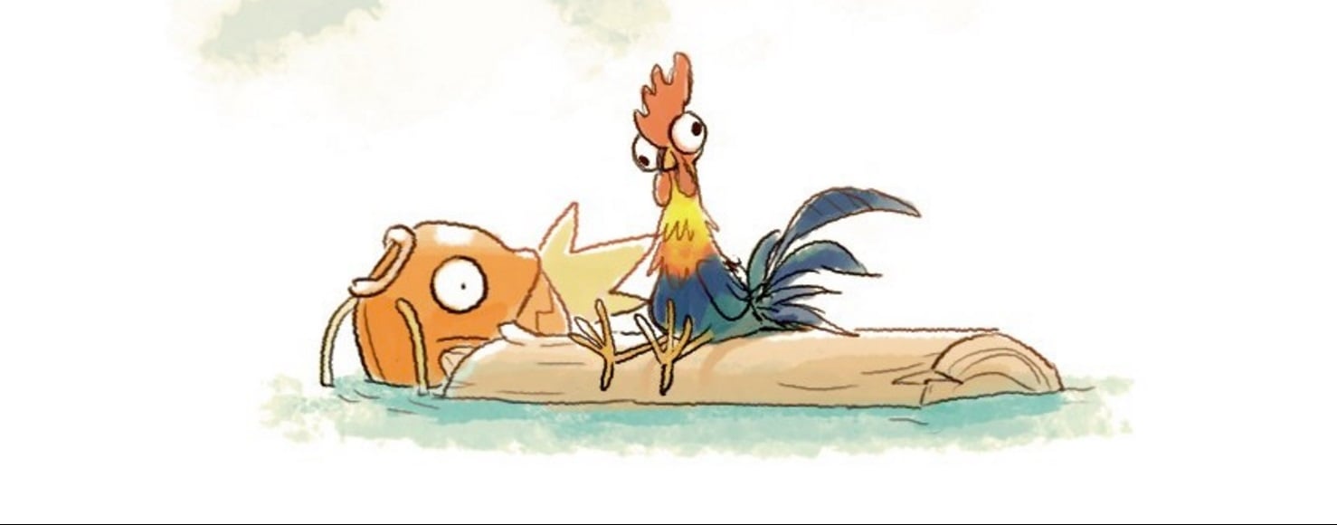 Check out these great Pokemon/Moana crossovers