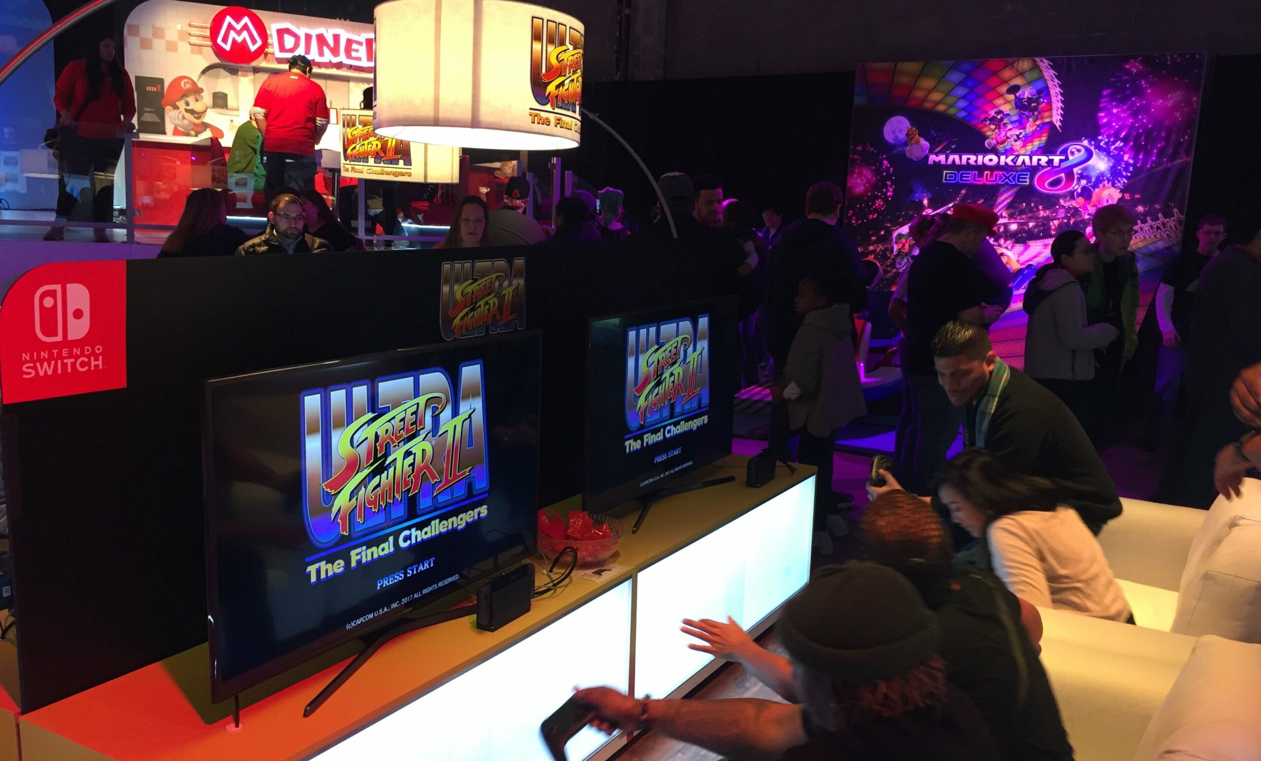 You'll definitely want to use a Switch Pro Controller for Ultra Street Fighter II