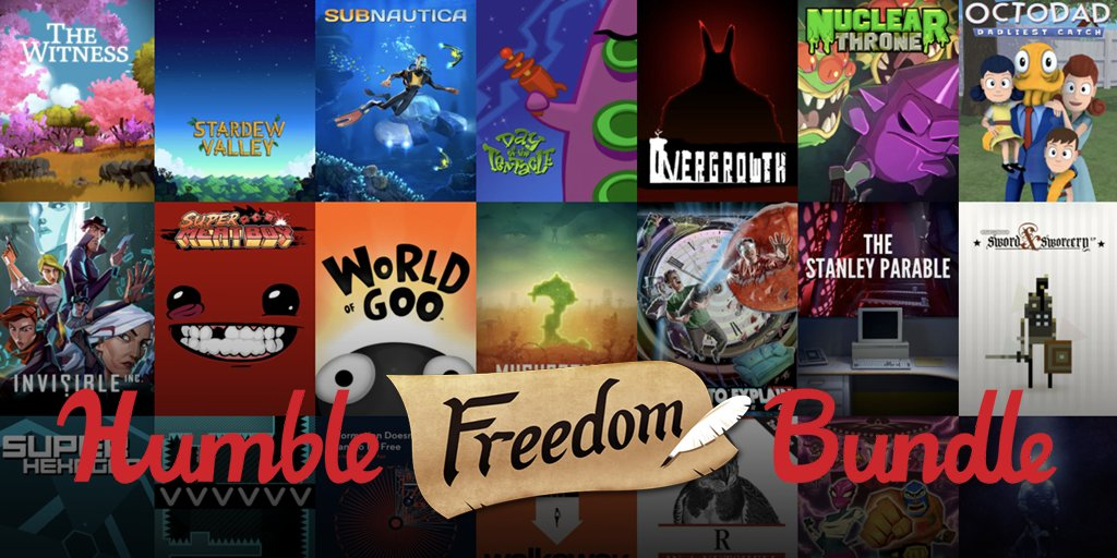This week's Humble Freedom Bundle is overwhelmingly good