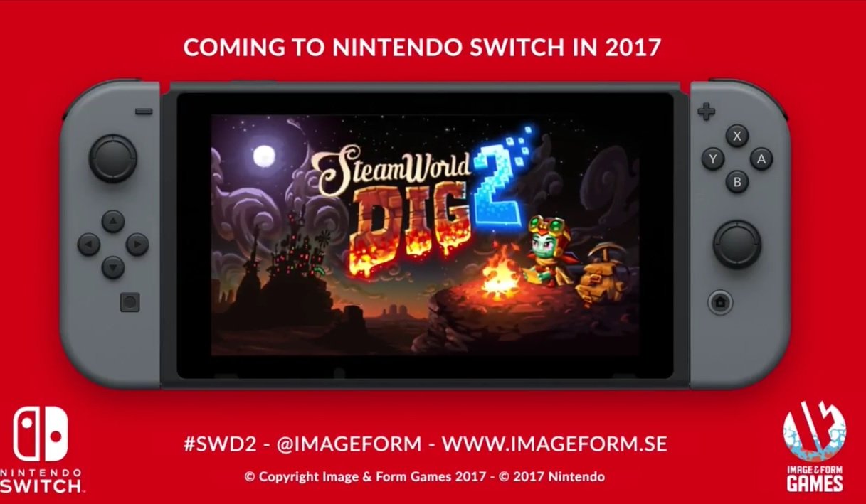 SteamWorld Dig 2 confirmed for Nintendo Switch