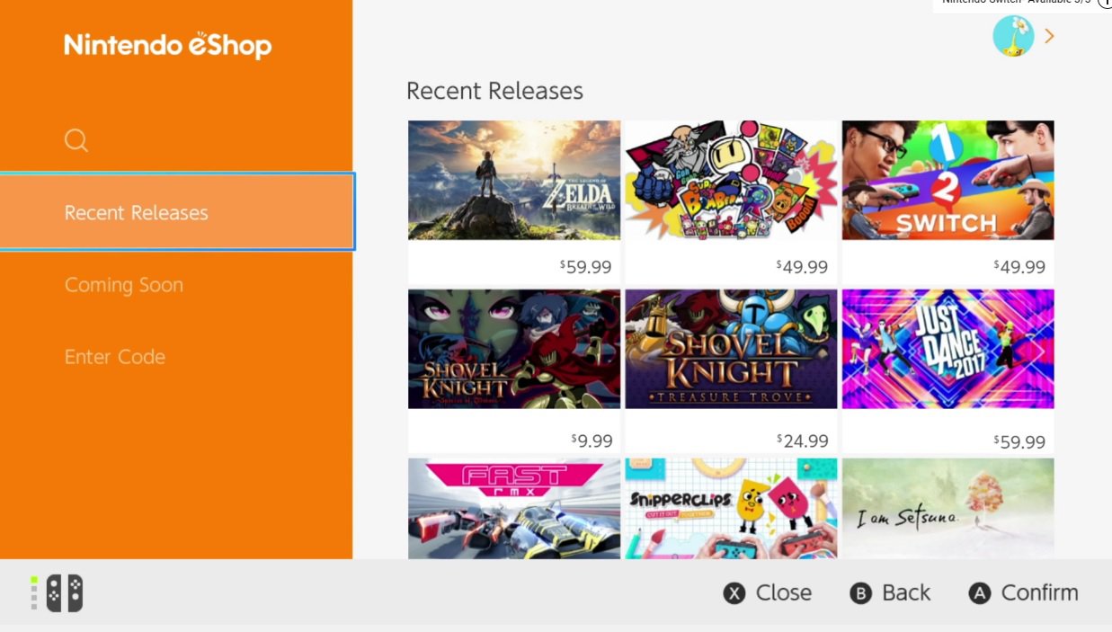 The first Nintendo Switch system update is now live, if you happen to have one