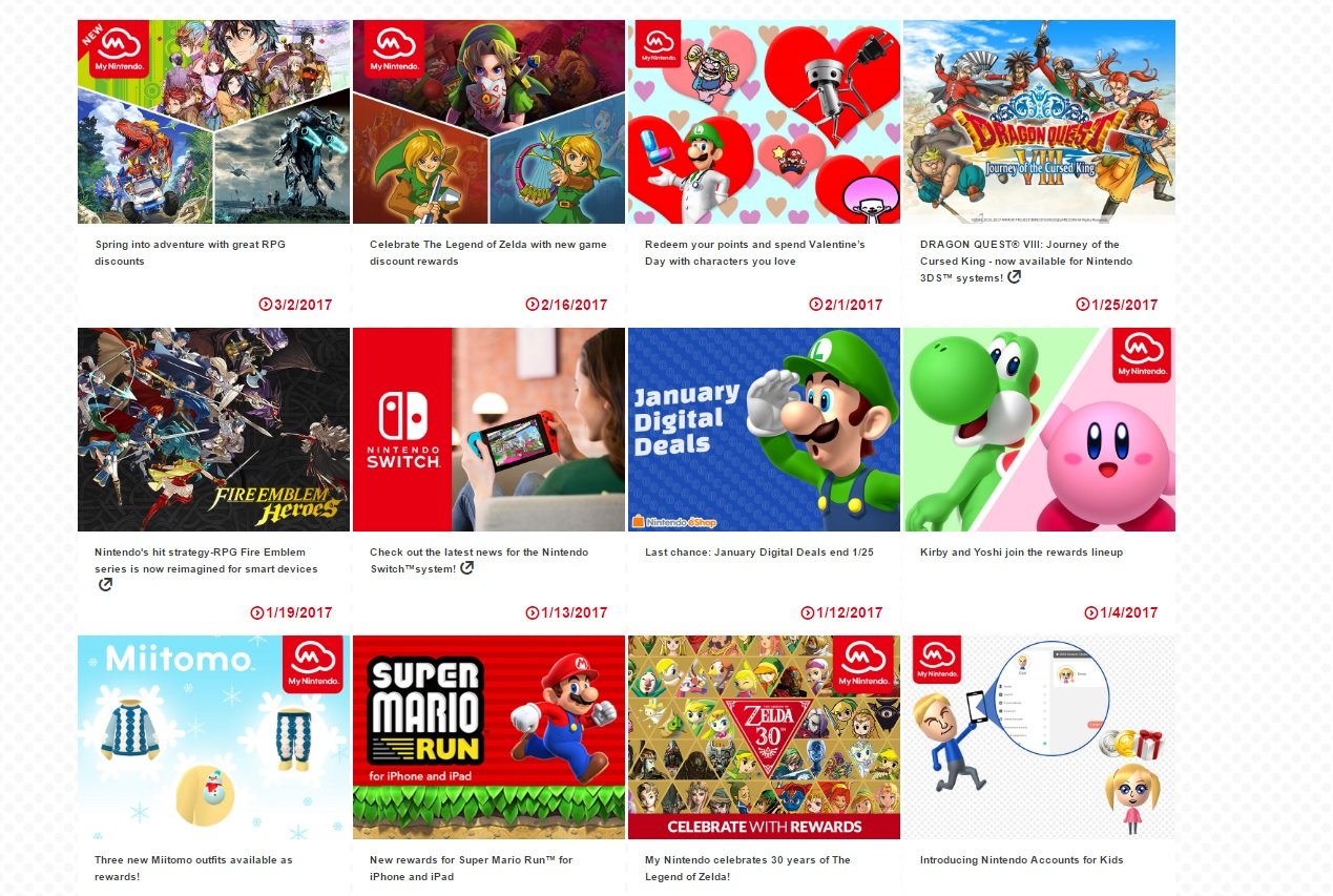 You can redeem physical copies of Switch games for My Nintendo points on the homescreen
