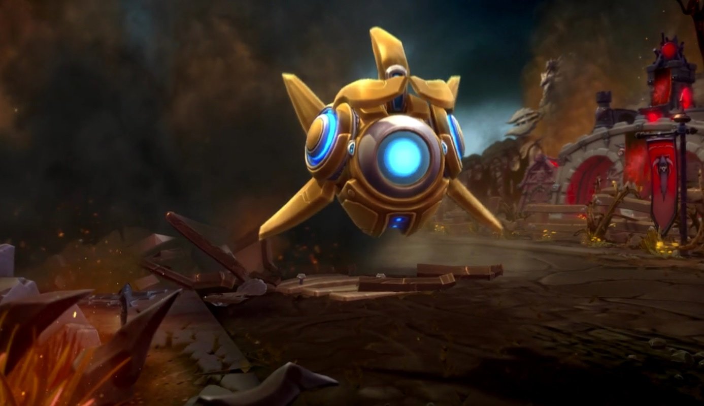 The newest Heroes of the Storm character, Probius, hails from StarCraft