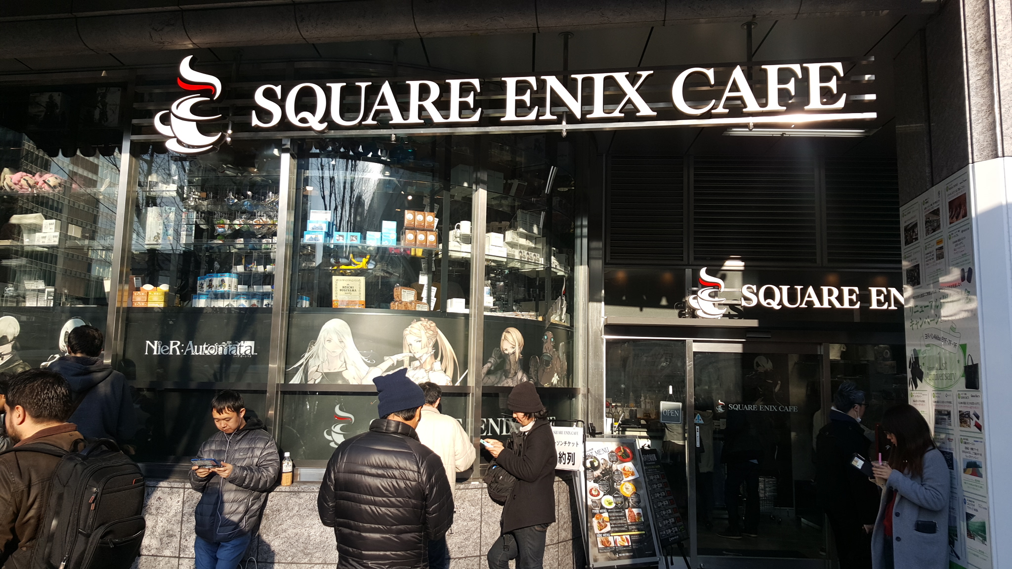 I sort of went to the NieR: Automata cafe in Tokyo