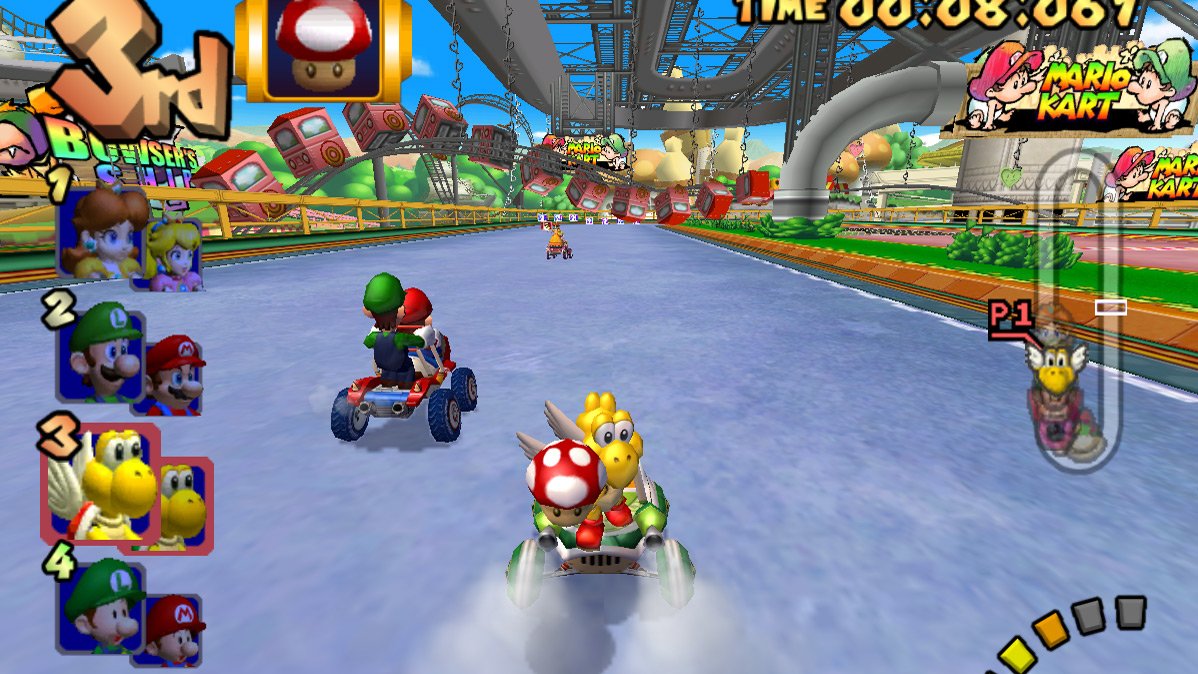 Baby Park in Double Dash is easily the best Mario Kart track