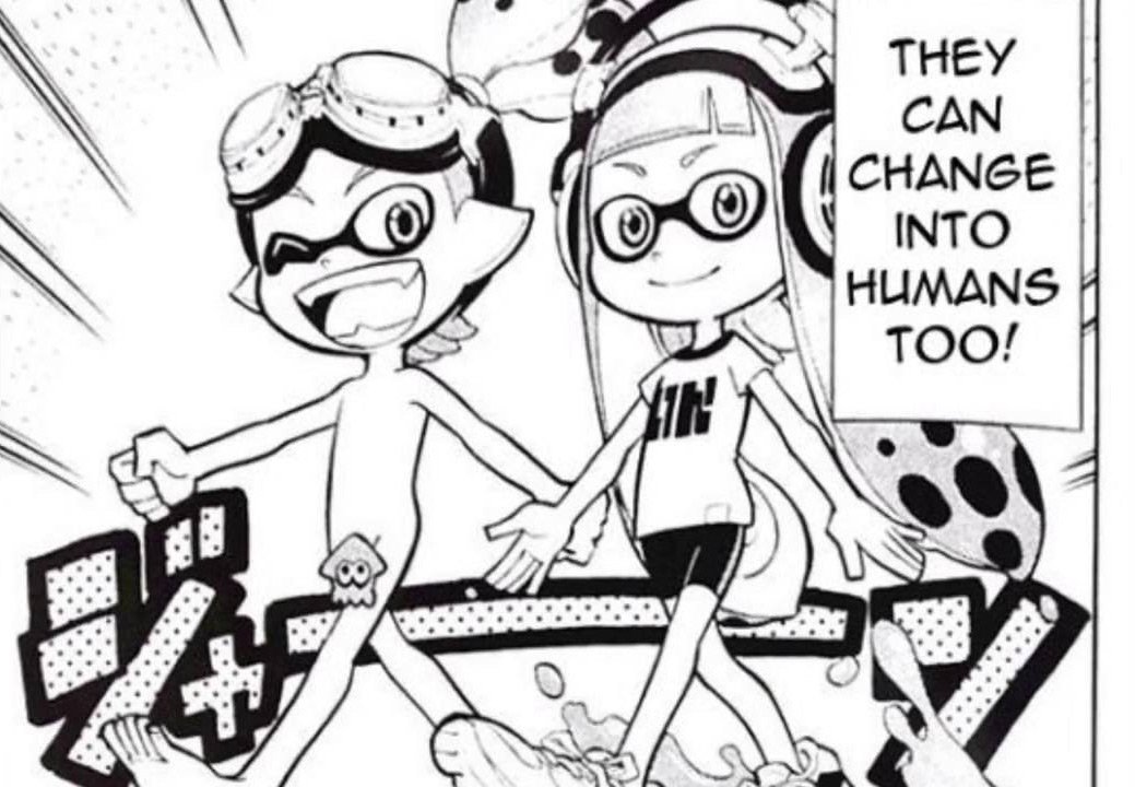 Those nude, nippleless squids of the Splatoon manga are coming west