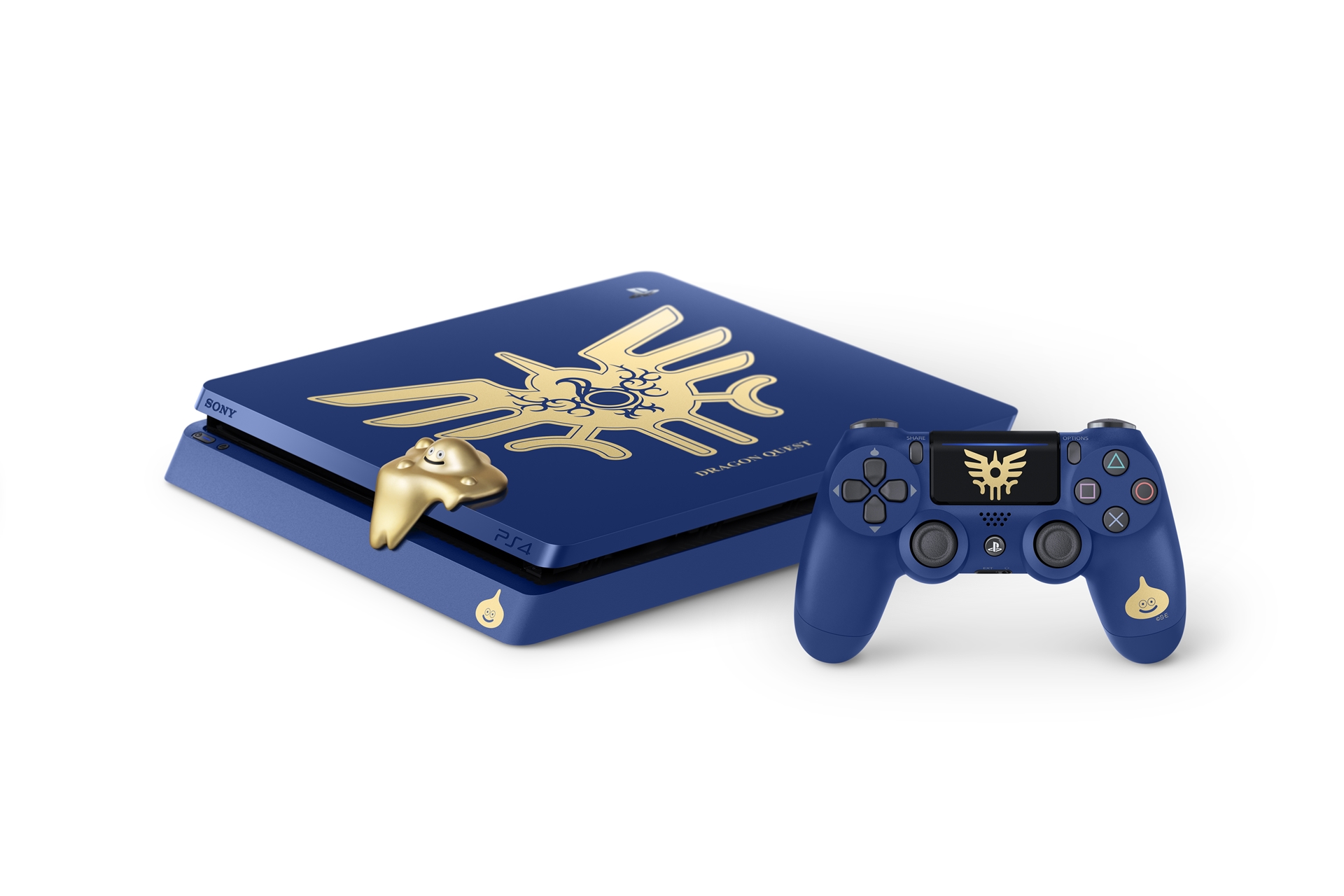 An old man and some kids dressed up to sell you this Dragon Quest PS4