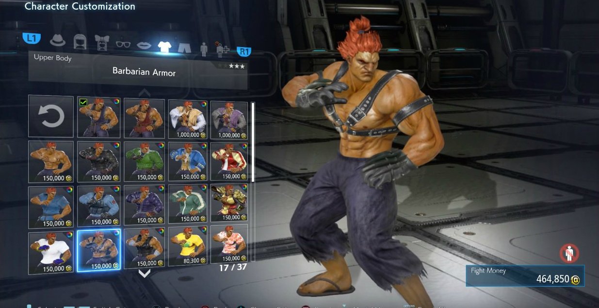 Tekken 7 has a ton of customization options, if you're into that