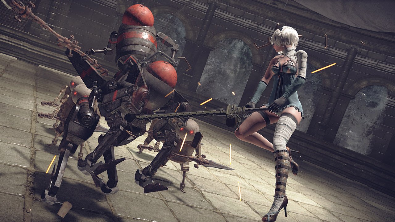 NieR: Automata's costume and coliseum DLC is out today