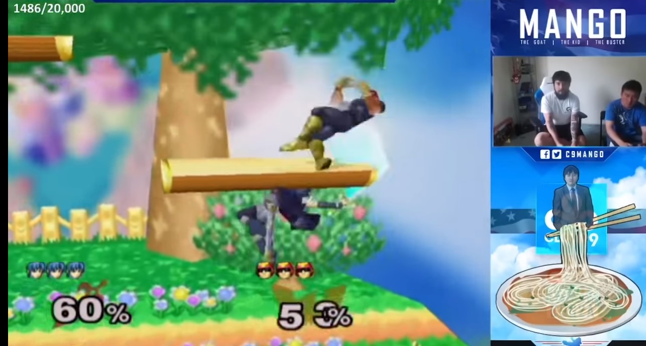 Watch the set of a musician who composes music to competitive Smash Bros.