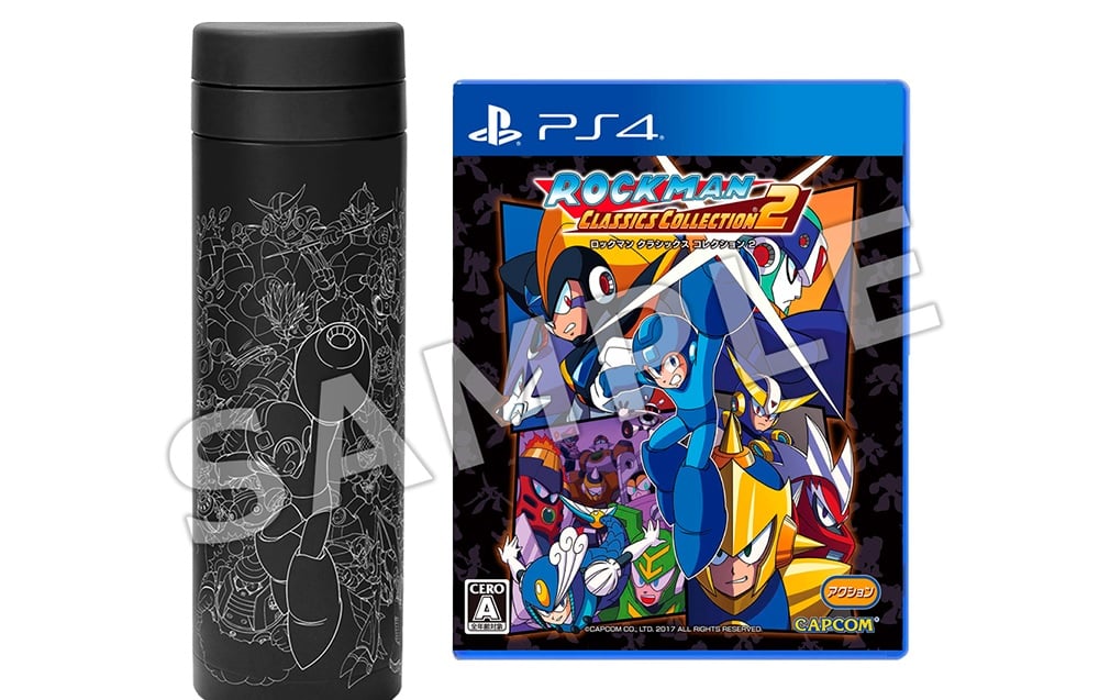 This Mega Man Legacy Collection 2 pack comes with a thermos in Japan
