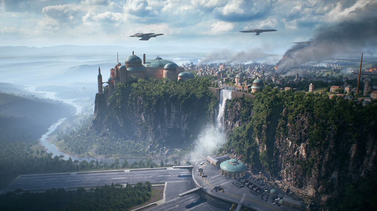 Weesa going to Naboo in Star Wars Battlefront II
