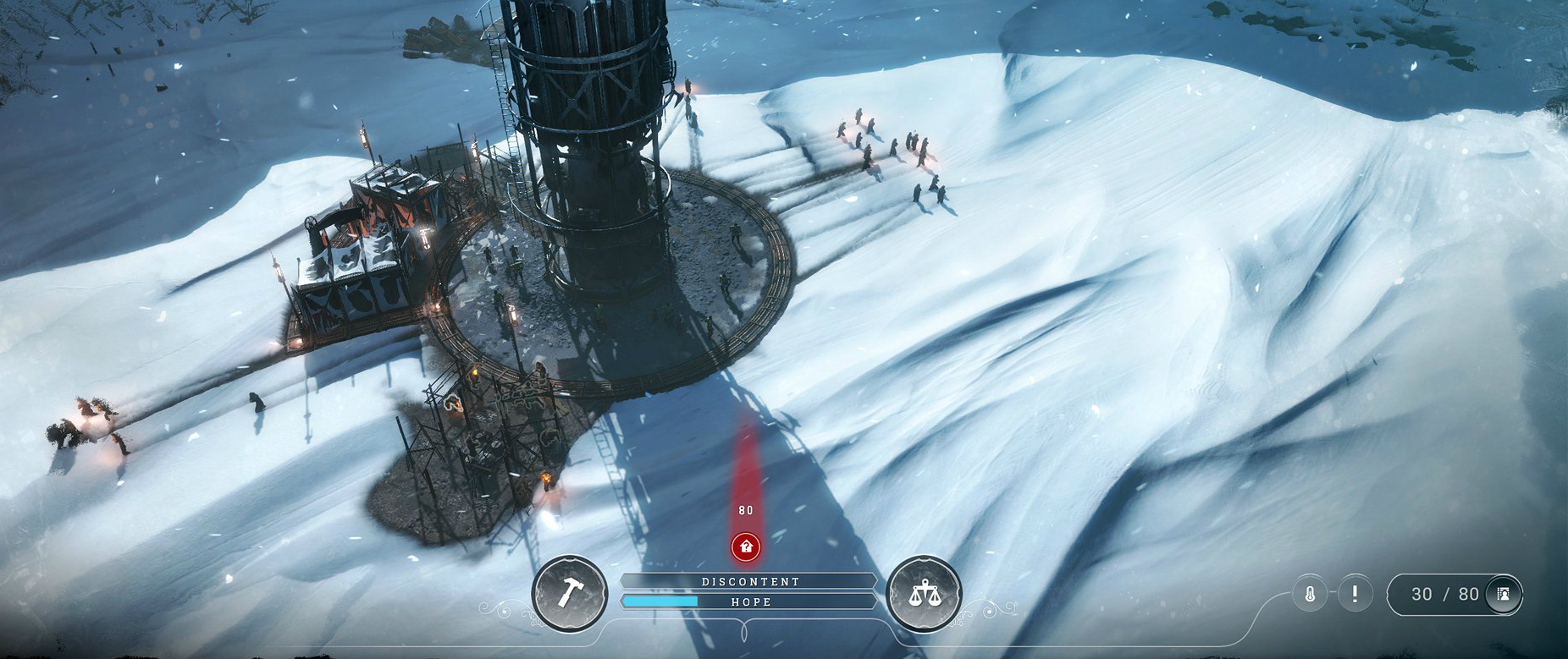 Frostpunk lets you put kids to work to keep society happy