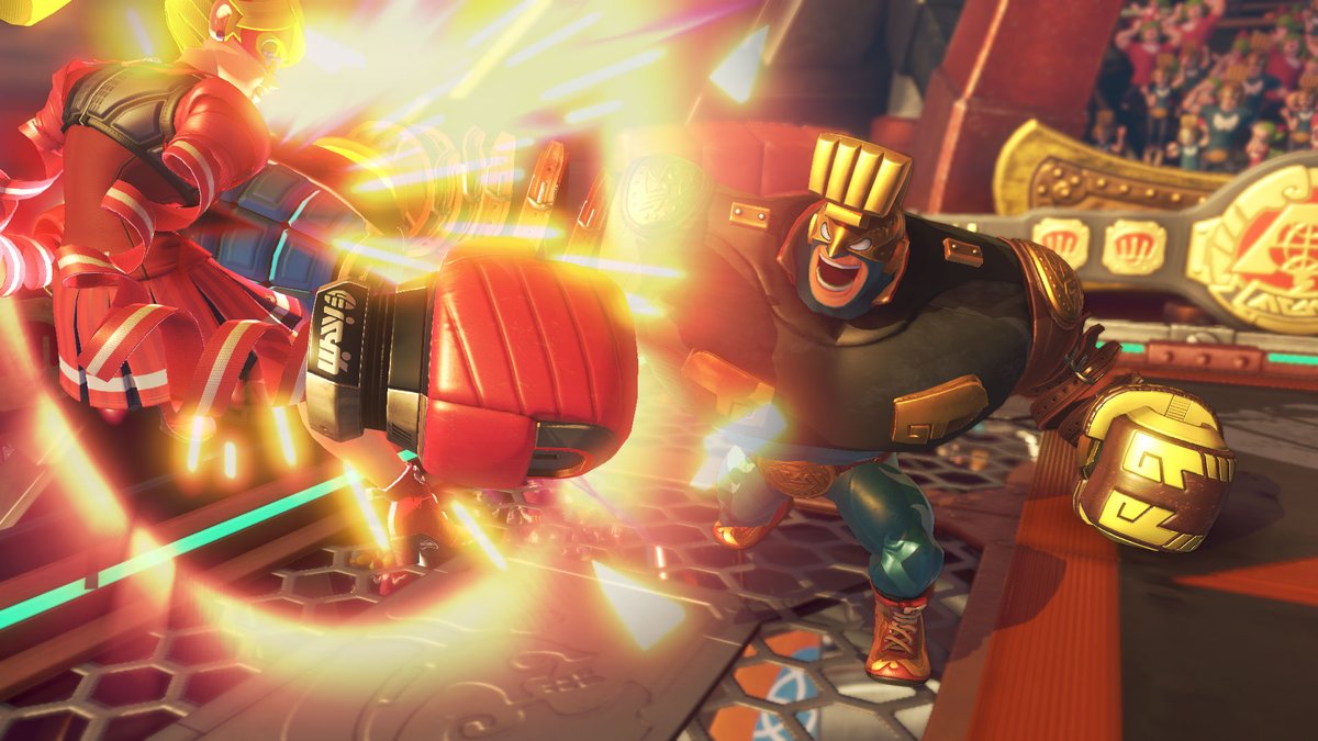 ARMS' new character looks like an F-Zero racer