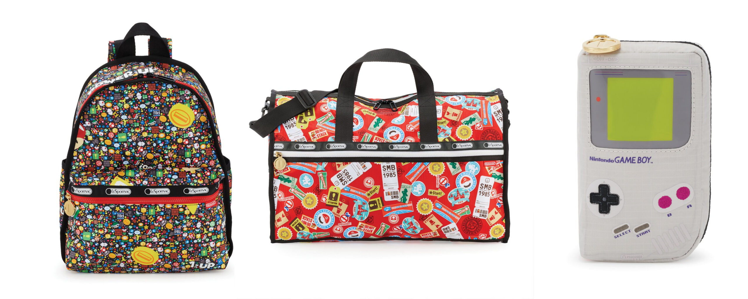 Here are some loud Nintendo bags from LeSportsac