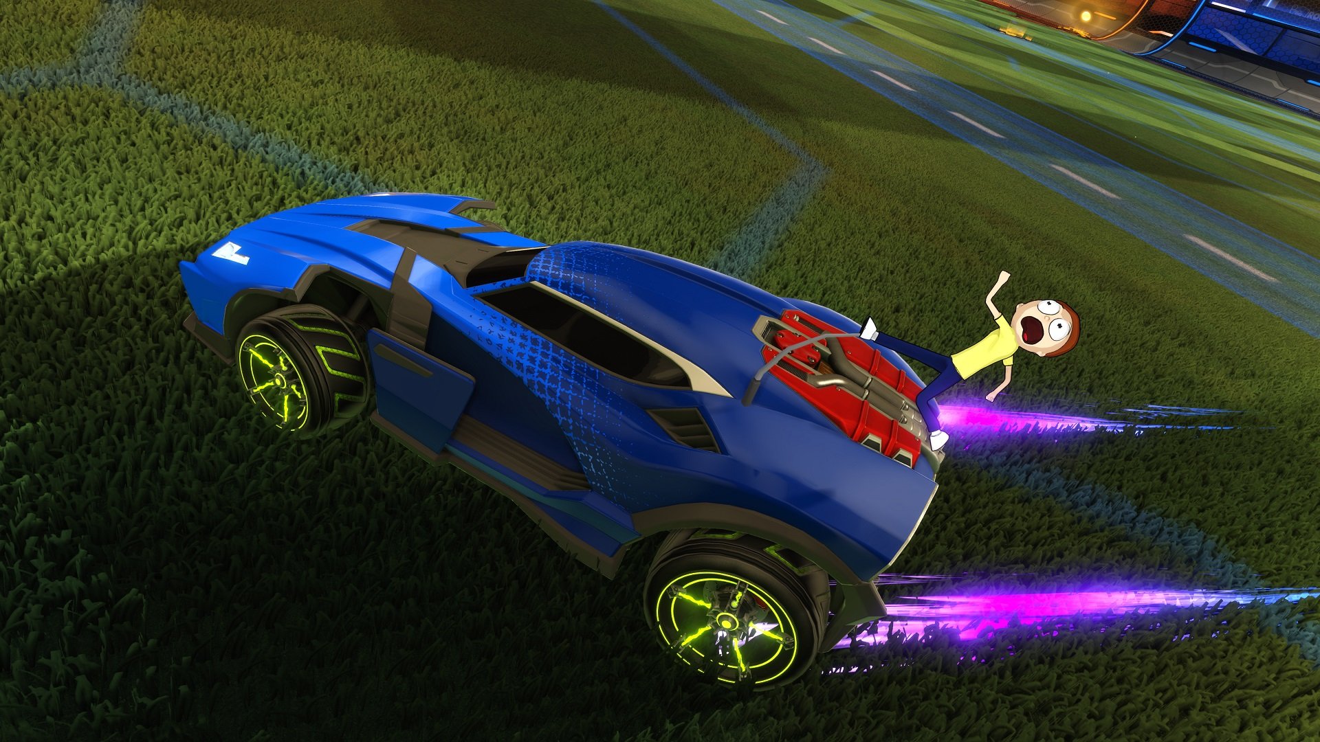 Rick and Morty lick, lick, lick some balls in Rocket League DLC