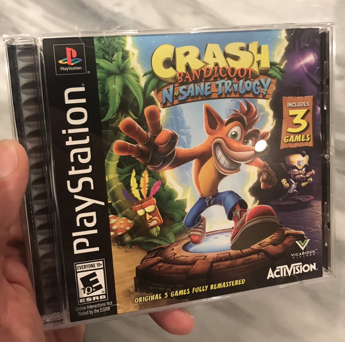 PlayStation employees got a way cooler case for Crash Bandicoot N. Sane Trilogy